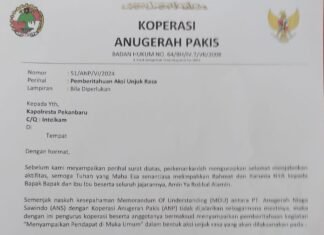 Koperasi Anugerah Pakis Tuntut Realisasi MoU KKPA PT ANS
