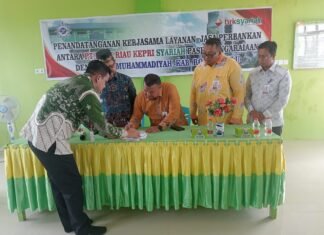 BRK Syariah dan Muhammadiyah MoU Layanan Perbankan