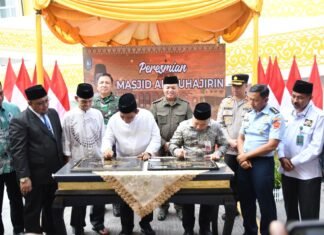 Gubernur Kepri Resmikan Pengembangan Sarana Infrastruktur Masjid Al Muhajirin CSR BRK Syariah