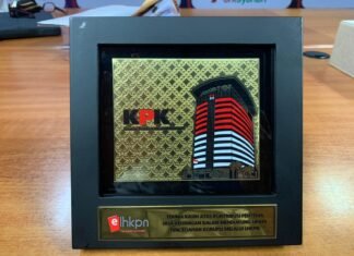 Bank Riau Kepri Syariah Terima Piagam Apresiasi dari KPK untuk Implementasi Aplikasi PEDAL