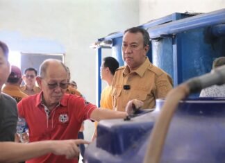 Gandeng Calon Investor, Wakil Bupati Muzamil Tinjau Sentra IKM Sagu Sungai Tohor