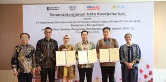 PLN, MEBI, dan Alfamart Kolaborasi Kembangkan Infrastruktur SPKLU di Lokasi Strategis se-Indonesia