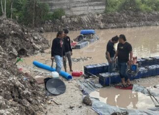 Polda Riau Amankan Tiga Penambang Emas Ilegal di Kuansing