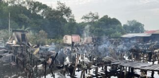Musibah Kebakaran di Bukit Batu, Hanguskan 7 Unit Rumah