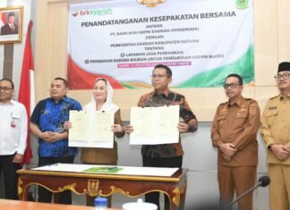 BRK Syariah dan Pemkab Natuna Kolaborasi Ringankan Beban Pelaku UMKM