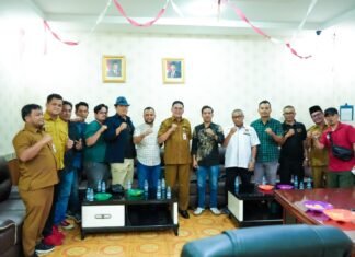 PWI dan Diskominfotik Bengkalis Perkuat Kemitraan