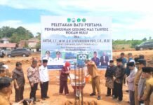 Gedung MAS Tahfidz Rokan Hulu Mulai Dibangun