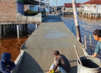 Jalan Diperbaiki, Masyarakat Ucapkan Terimakasih kepada Bupati Bistamam