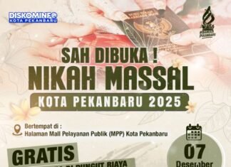 43 Calon Pasutri Sudah Mendaftar Nikah Massal Gratis Pemko Pekanbaru