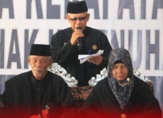 Wabup Syafaruddin Poti Hadiri Pelantikan Ninik Mamak Suku Ampu Luhak Kepenuhan