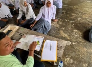 BRK Syariah Gelar Sosialisasi SimPel di Ponpes Alma’arif Kuansing