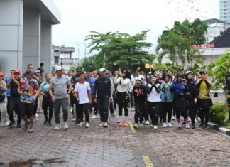 Olahraga Sekaligus Berdonasi, 251 Pegawai BRKS Selesaikan Tantangan Virtual Walk N Run 2025