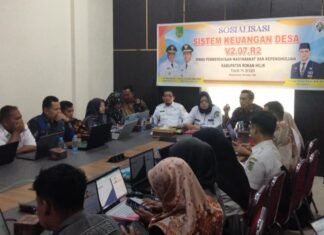 BRK Syariah Gelar Edukasi Teknis Pengelolaan Dana Desa bagi 159 Perwakilan Desa di Rohil
