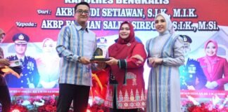 Bupati Kasmarni Apresiasi Dedikasi AKBP Budi dan Sambut Hangat AKBP Fahrian