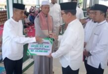 Pemkab Rohul Safari Ramadan di Masjid Al-Falah Desa Kembang Damai