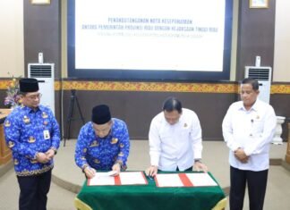 Kejati-Pemprov Riau MoU Pemulihan Barang Milik Daerah
