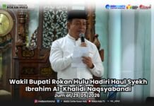 Wabup Rohul Hadiri Haul Syekh Ibrahim Al-Khalidi Naqsyabandi