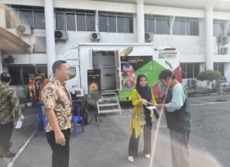 BRK Syariah Cabang Utama Pekanbaru Perluas Edukasi Gadai Emas di Lingkungan Samsat Kota