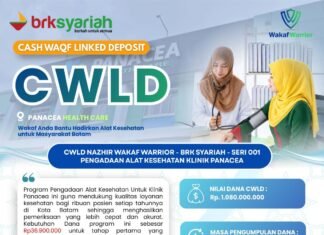 BRK Syariah dan Wakaf Warrior Hadirkan CWLD, Wujudkan Wakaf Produktif untuk Pengadaan Alat Kesehatan di Batam