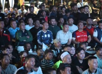 Tutup Festival Rakyat, Kodam XIX Tuanku Tambusai Nobar Piala Dunia Bersama Ribuan Warga