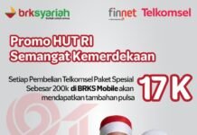 Rayakan HUT RI, BRK Syariah Beri Bonus Pulsa Rp17 Ribu