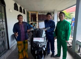 Simpan Dana di BRK Syariah, Syafaruddin Bawa Pulang Nmax dari Program Bedelau