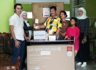 Program Bedelau BRK Syariah Kembali Manjakan Nasabah, Julpono Iskandar Bawa Pulang Beragam Perabot dan Alat Elektronik
