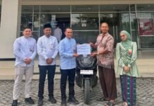 Bedelau Langsung BRK Syariah, Siswanto Bawa Pulang Honda ADV 160