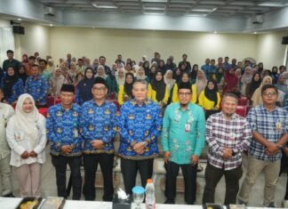 BRK Syariah Percepat Digitalisasi Keuangan 22 Puskesmas di Inhil
