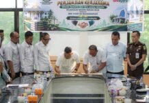 Perkuat Kepastian Hukum, BRK Syariah Bagansiapiapi Gandeng Kejari Rokan Hilir