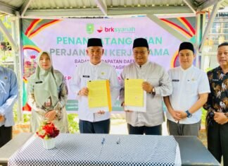 Bapenda Inhu dan BPR Syariah Air Molek Teken Kerjasama Penerimaan Pajak dan Distribusi