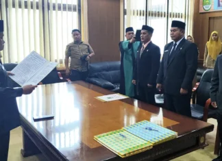 Pj Sekda Rohul Kembali Lantik Pejabat Eselon II Pengawas dan Fungsional