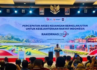 Wabup Bagus Santoso Hadiri Pembukaan Rakornas TPAKD oleh Presiden Prabowo