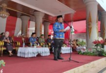 Pimpin Apel HUT Sumpah Pemuda ke-98, Bupati Apresiasi Pemuda Berprestasi